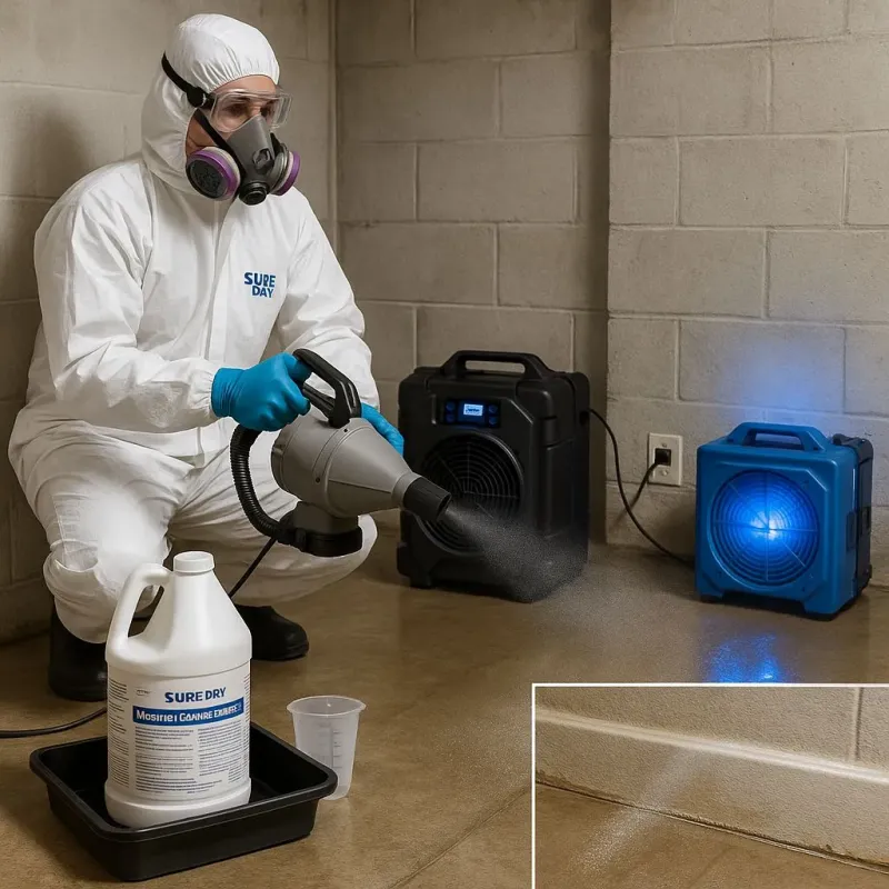 Sanitization and Odor Removal process in Fair Plain, MI