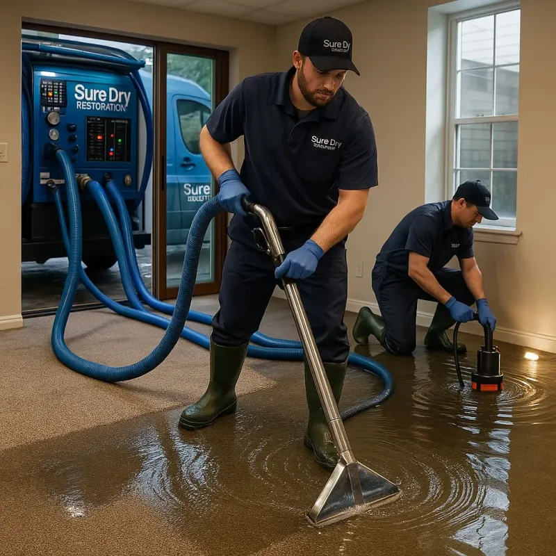 Water Extraction and Removal process in Fair Plain, MI